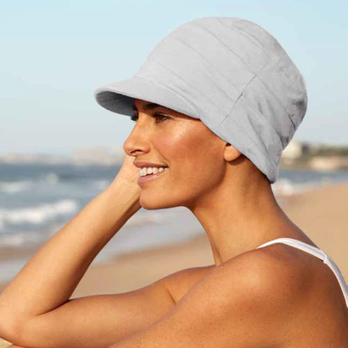 Gorra de verano 100% algodón con protección solar