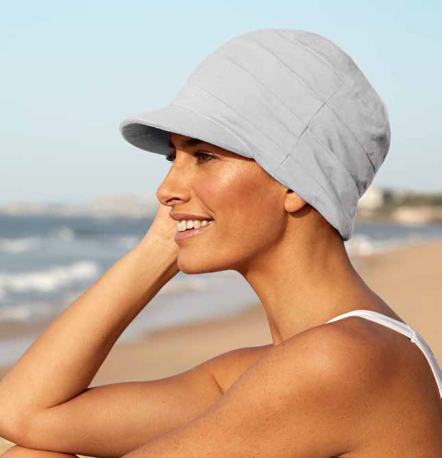 Gorra de verano 100% algodón con protección solar