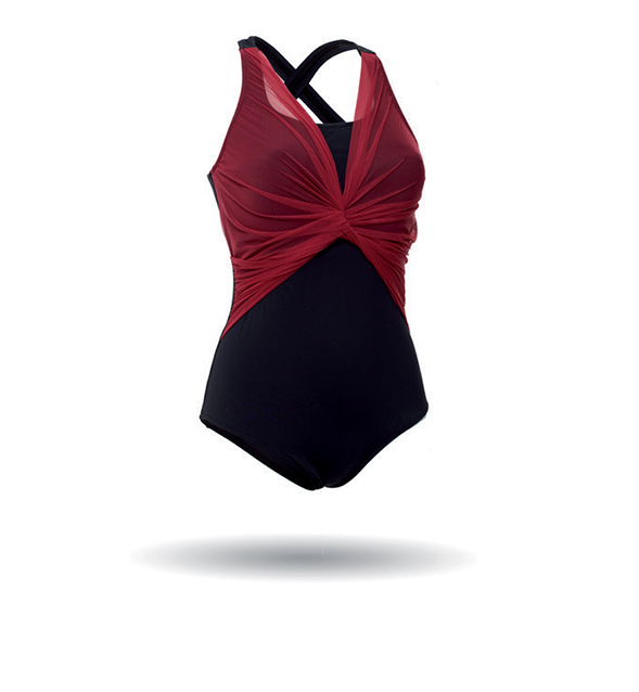 Bañador Twisted Red - Para Mujeres Pacientes de Cáncer de Mama
