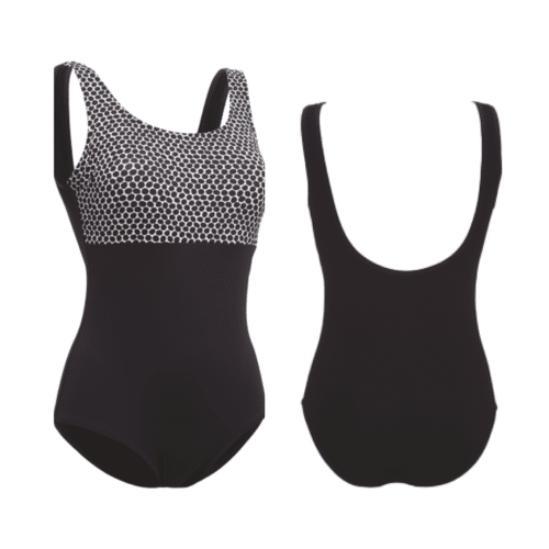 Black polka
