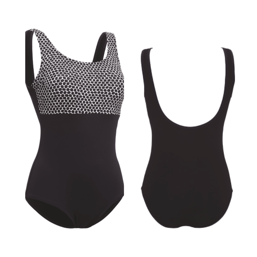 Black polka